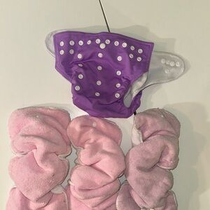 Trend lab cloth diaper with 3 inserts